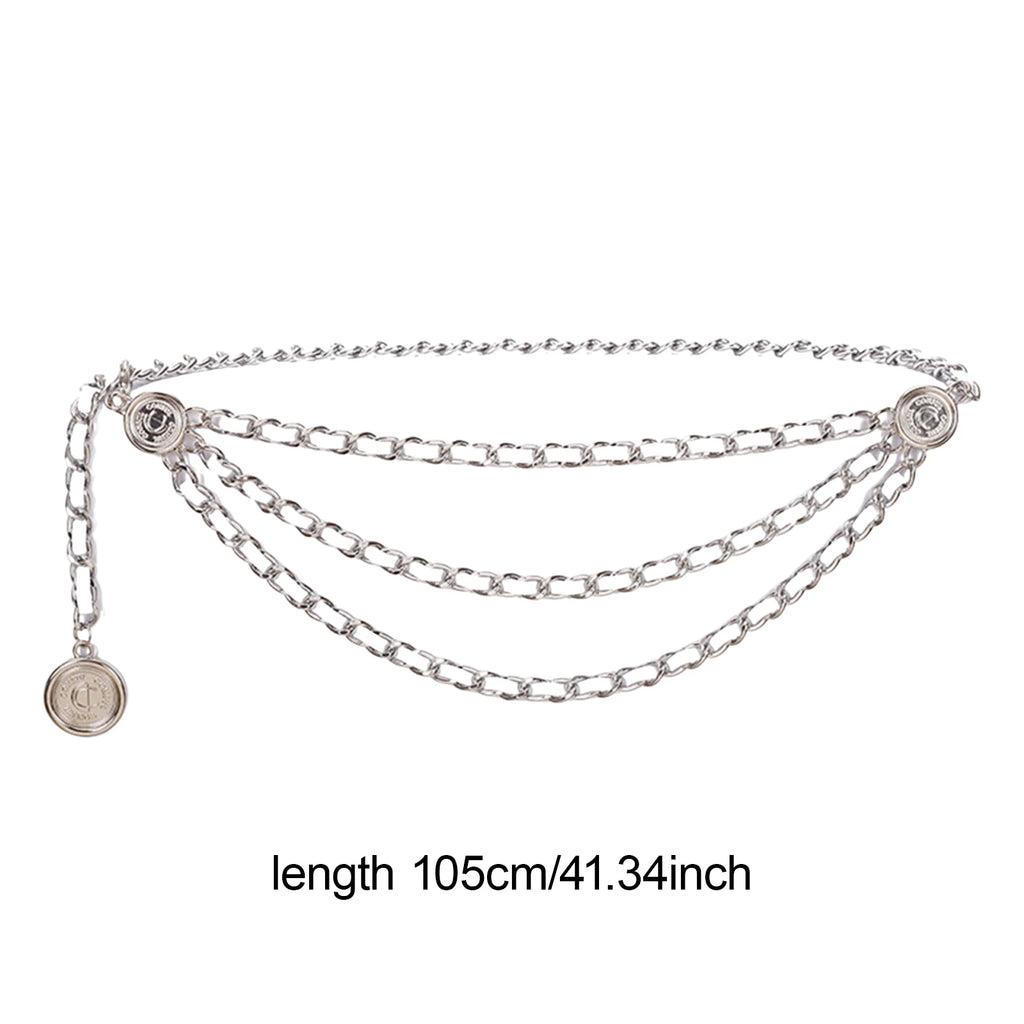 Women's Waist Chain Belt Bridal Wedding Adjustable Tassel Body Jewelry Fashion Accessories for Party Carnival Holiday