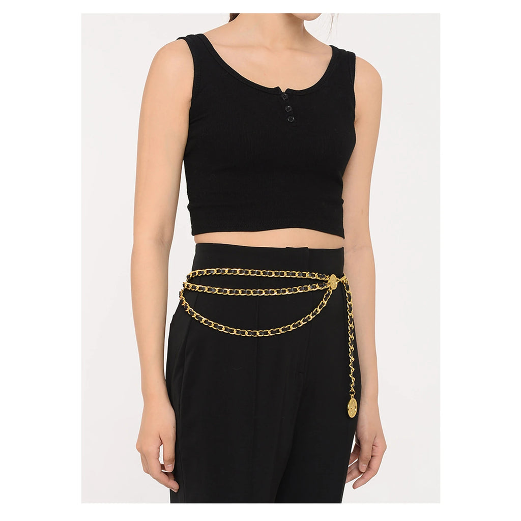 Women's Waist Chain Belt Bridal Wedding Adjustable Tassel Body Jewelry Fashion Accessories for Party Carnival Holiday