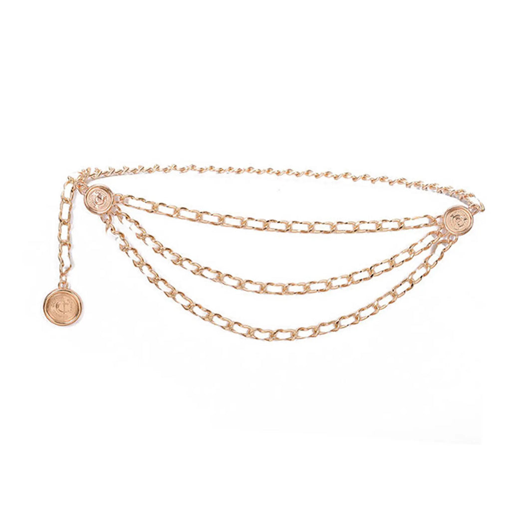 Women's Waist Chain Belt Bridal Wedding Adjustable Tassel Body Jewelry Fashion Accessories for Party Carnival Holiday