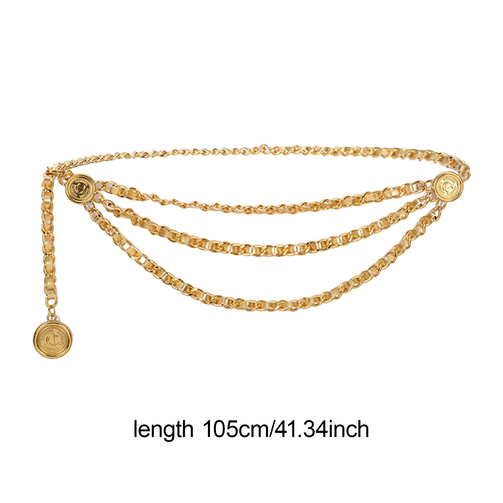 Women's Waist Chain Belt Bridal Wedding Adjustable Tassel Body Jewelry Fashion Accessories for Party Carnival Holiday