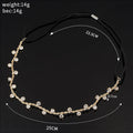 Crystal Chain Bridal Hair Jewelry Headband – Wedding Charm Head Band for Women