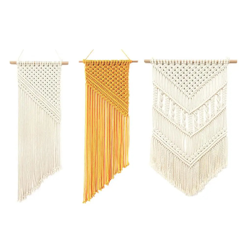 Bohemian Macrame Wall Hanging | Geometric Woven Tapestry for Home Decor