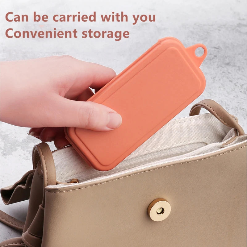 4-Piece Portable Wheat Straw Cutlery Set for Travel & Camping