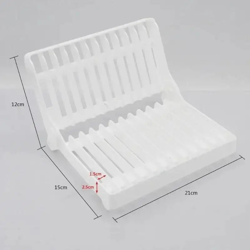 Foldable Kitchen Dish Drying Rack & Drainage Shelf – Cup Plate Sorting Storage Holder