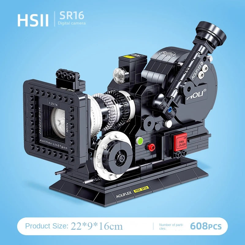 DSLR Camera Mini Building Blocks – Creative Educational Toy Kit for Kids & Adults