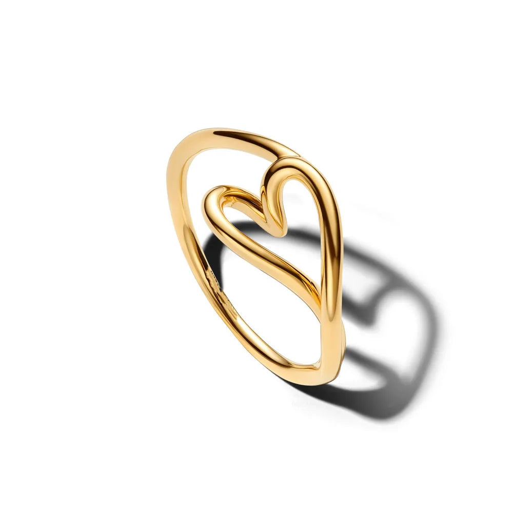 925 Silver Heart, Butterfly & Flower Ring – Exquisite Wedding Ring for Women