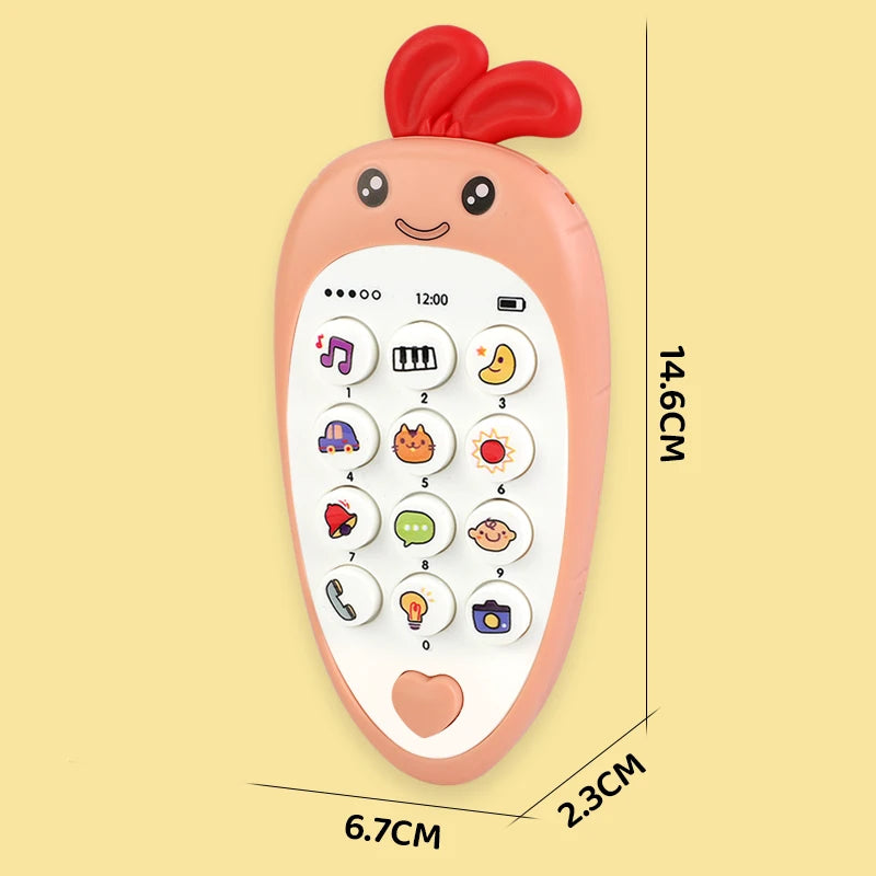 Baby Musical Phone Toy – Light-Up Pretend Play Phone for Infants 6–18 Months