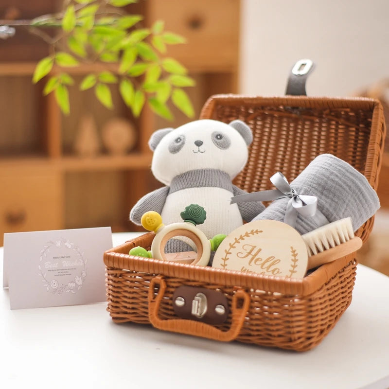 Baby Milestone Cards & Newborn Keepsake Set – Photography Props, Blanket & Accessories