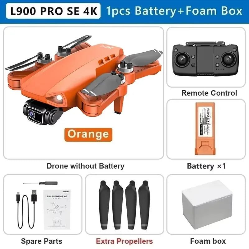 LYZRC L900 Pro SE MAX Drone – 4K Dual Camera GPS FPV Quadcopter