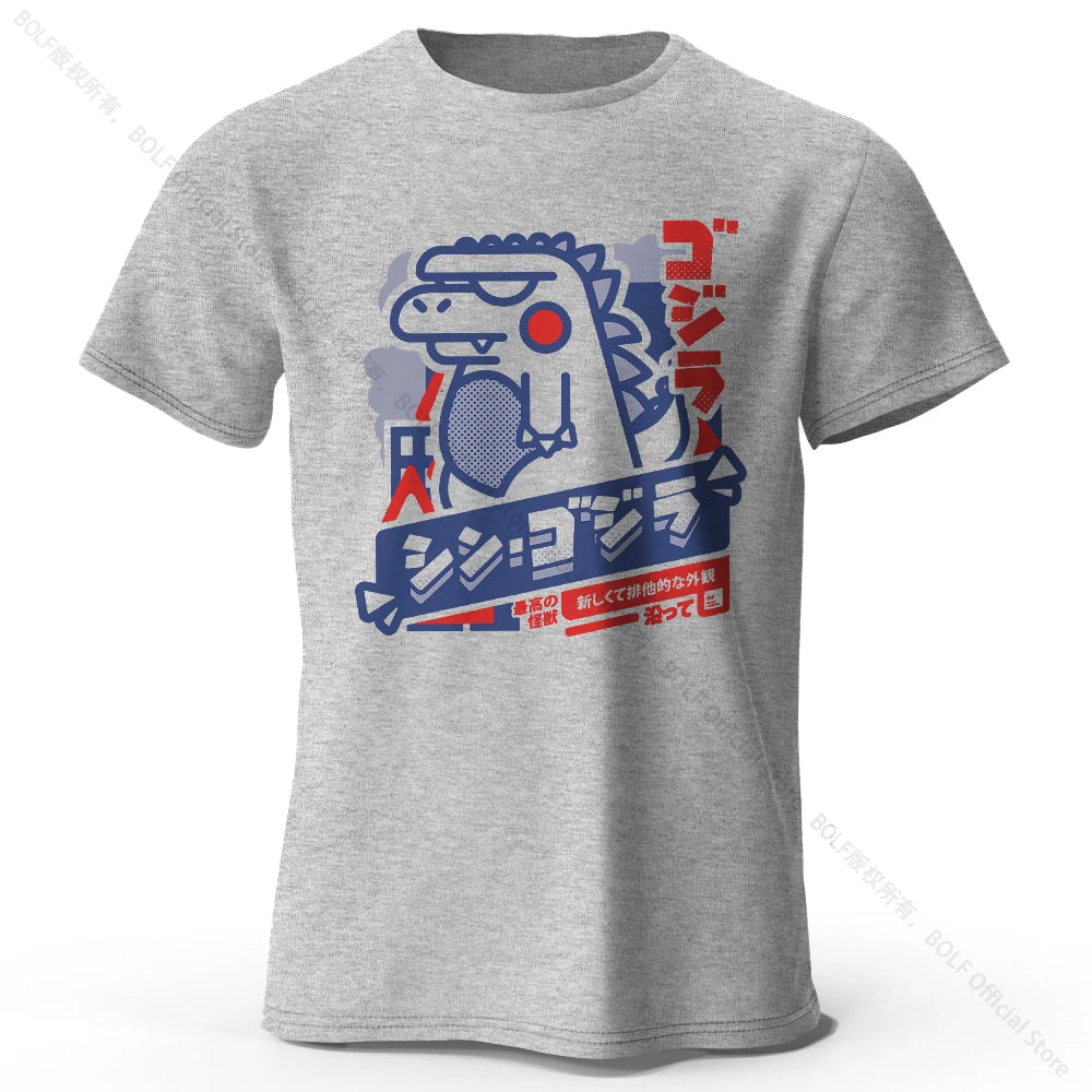 Harajuku Kawaii Animal Print 100% Cotton Unisex T-Shirt – Lightweight Round Neck Tee