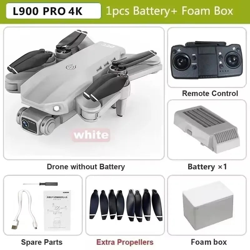 LYZRC L900 Pro SE MAX Drone – 4K Dual Camera GPS FPV Quadcopter