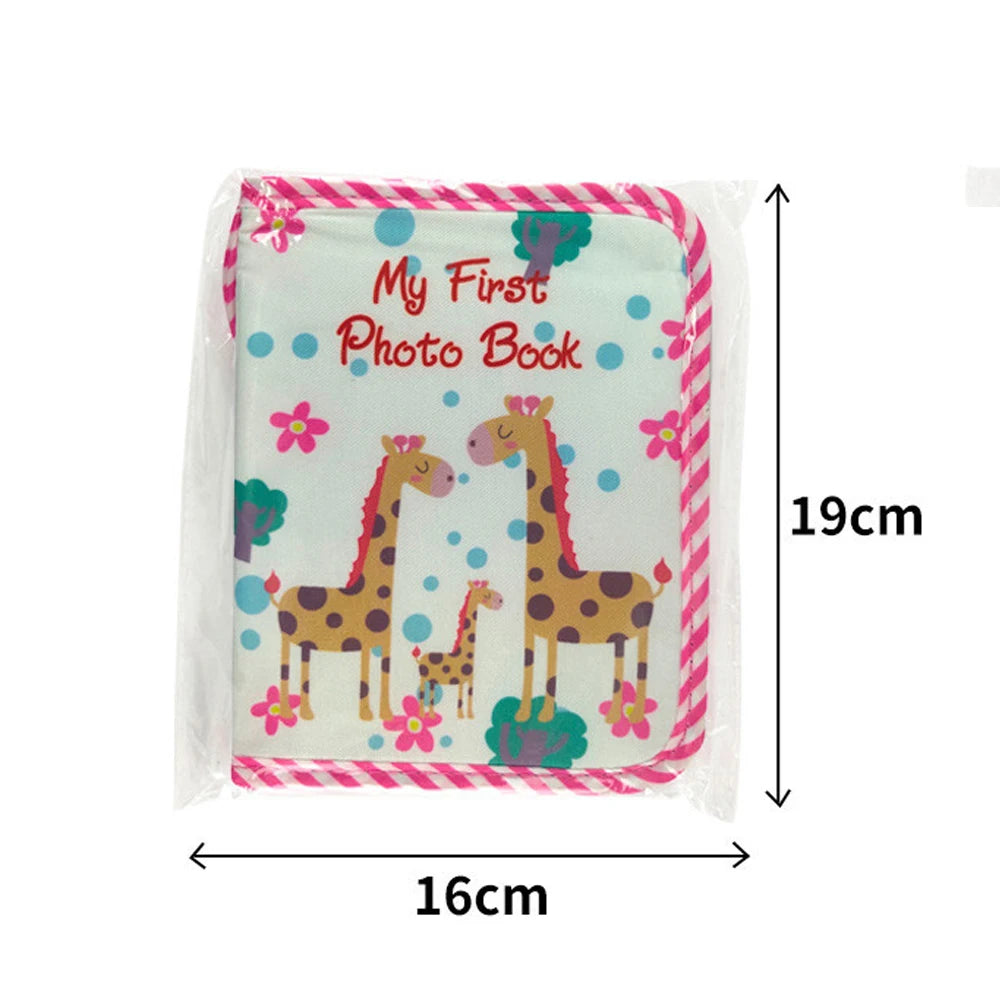 Baby Photo Album – First Year Memory Book with Giraffe Design