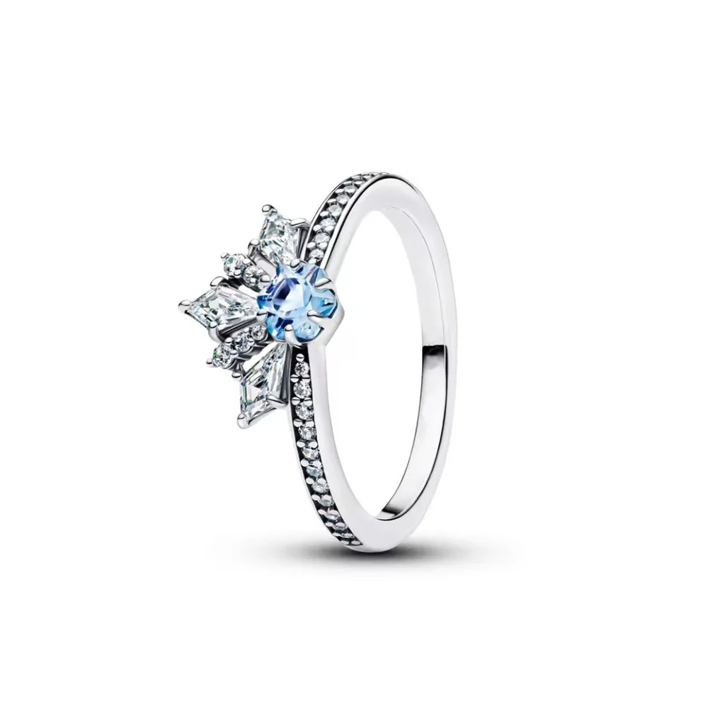 925 Silver Heart, Butterfly & Flower Ring – Exquisite Wedding Ring for Women