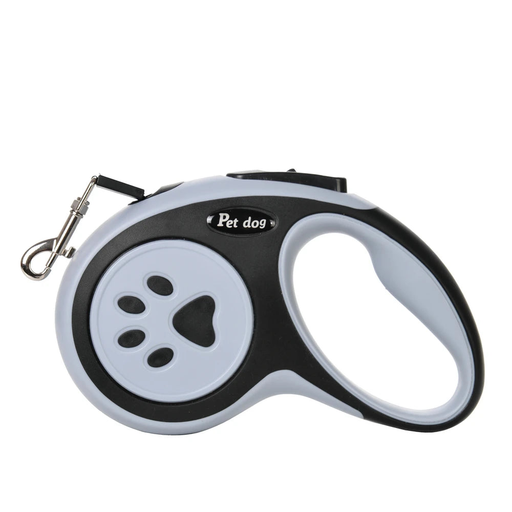 Retractable Dog Leash 3M/5M – One-Button Lock Non-Slip Handle for Small Dogs Cats Training & Hiking