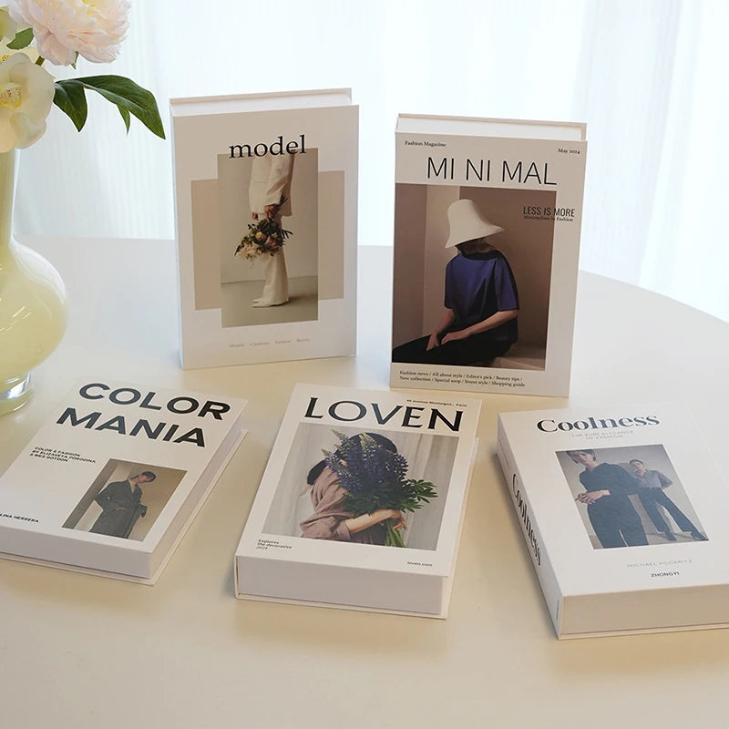 Decorative Fake Books for Home Decor | Luxury Aesthetic Room Ornament
