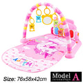 Baby Gym Activity Mat with Kick & Play Piano – Musical Floor Mat for Infants 0-36 Months