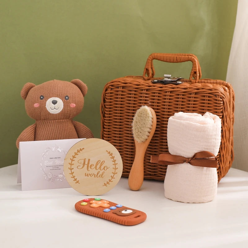 Baby Milestone Cards & Newborn Keepsake Set – Photography Props, Blanket & Accessories