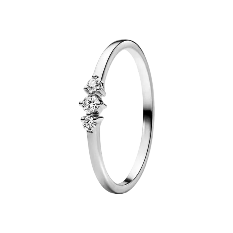 S925 Silver Bow Love Flower Ring – Elegant High-End Fashion Ring