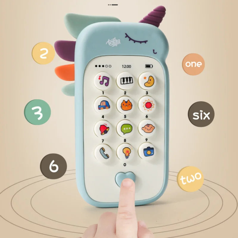 Baby Musical Phone Toy – Light-Up Pretend Play Phone for Infants 6–18 Months