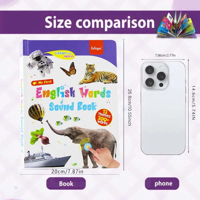 Interactive English Touch Sound Learning Book 0–6