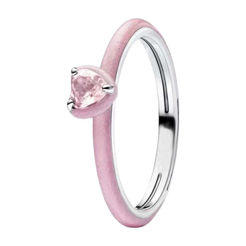 S925 Silver Bow Love Flower Ring – Elegant High-End Fashion Ring