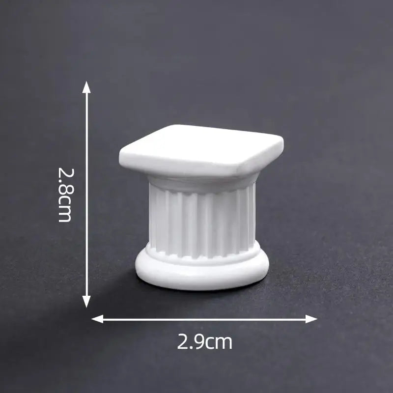 Roman Pillar Pedestal Statue | Greek Column Candlestick Stand for Home & Garden Decor