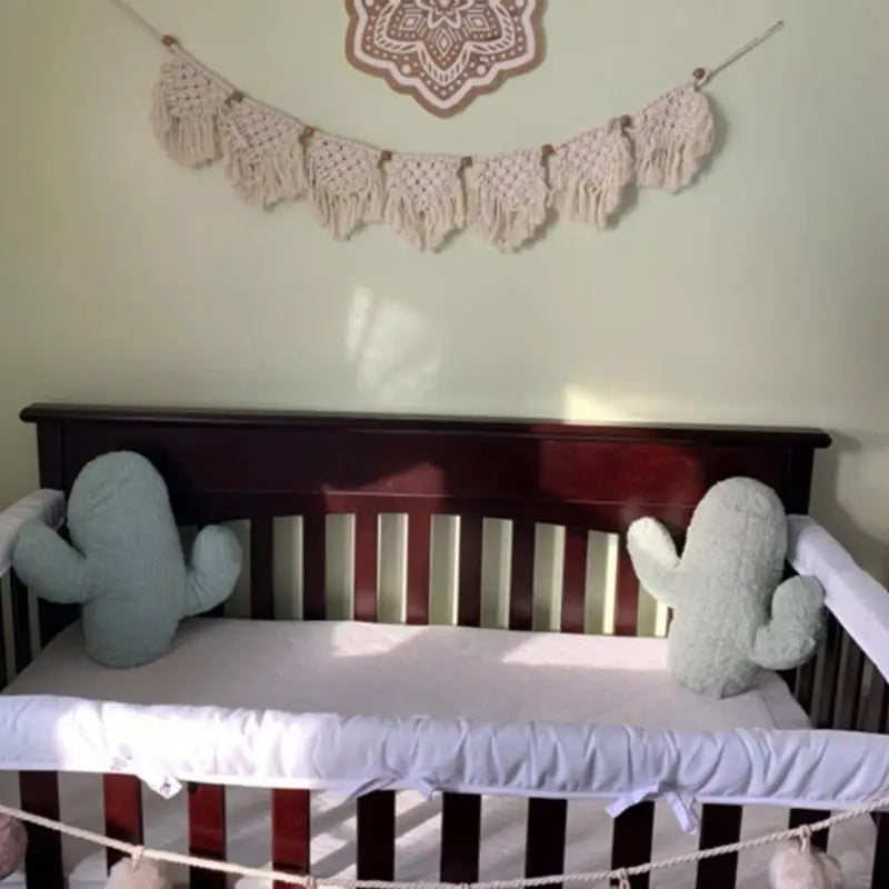 Boho Macrame Wall Hanging | Handwoven Cotton Tapestry for Bedroom & Wedding Decor