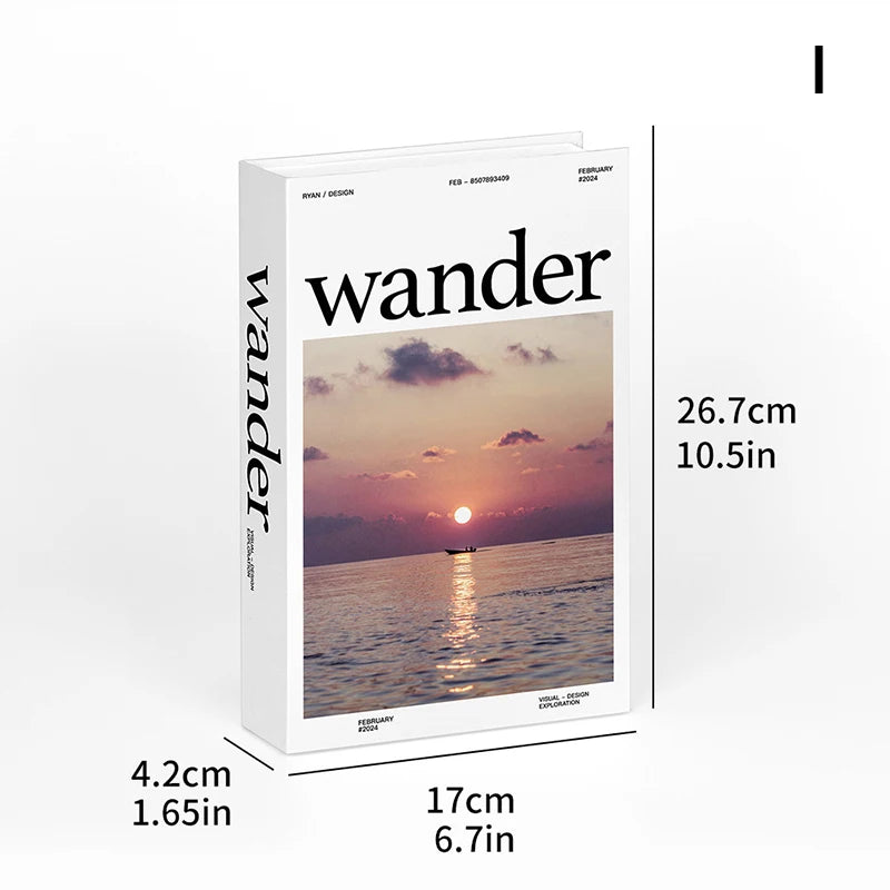 Decorative Fake Books for Home Decor | Luxury Aesthetic Room Ornament
