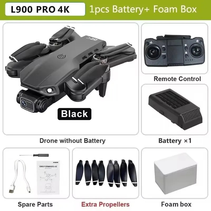 LYZRC L900 Pro SE MAX Drone – 4K Dual Camera GPS FPV Quadcopter