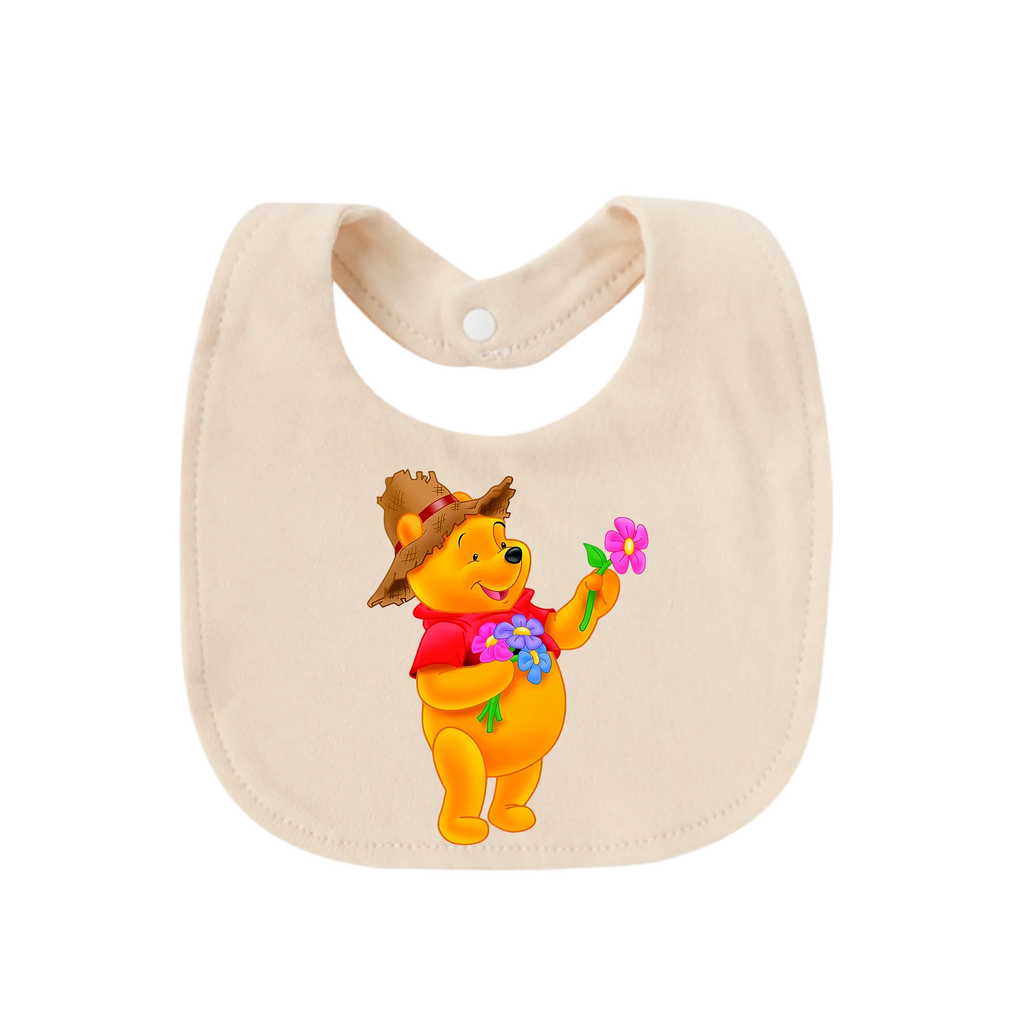 Pure Cotton Newborn Baby Bib – Soft Absorbent Drool Bib for Infants 0–6 Months