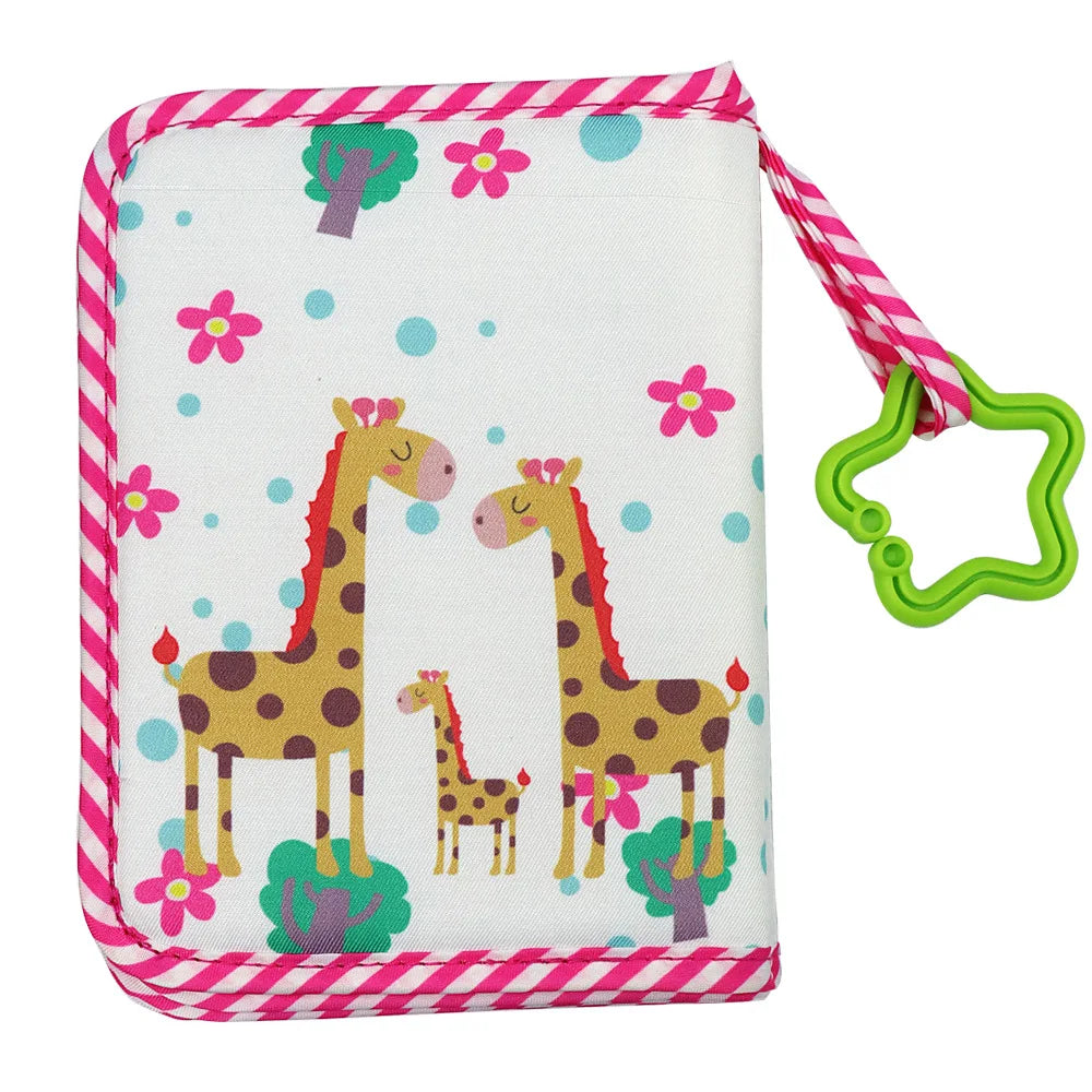 Baby Photo Album – First Year Memory Book with Giraffe Design