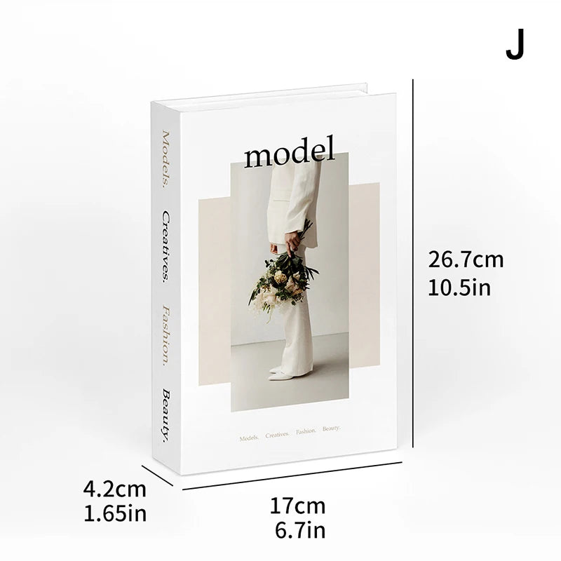 Decorative Fake Books for Home Decor | Luxury Aesthetic Room Ornament