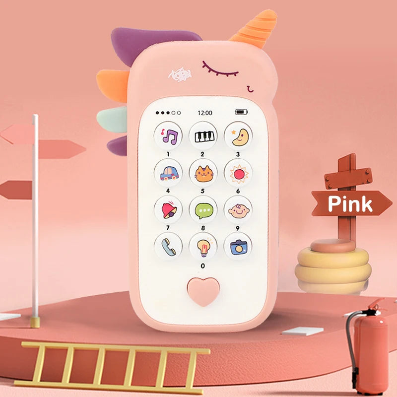 Baby Musical Phone Toy – Light-Up Pretend Play Phone for Infants 6–18 Months