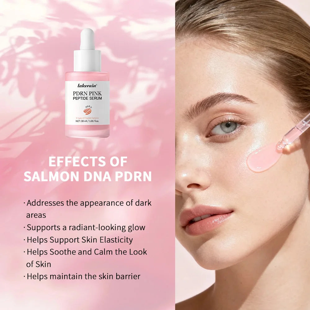 Salmon DNA PDRN Pink Peptide Glow Serum – Hydrating Firming Korean Skincare