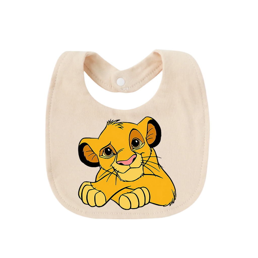 Pure Cotton Newborn Baby Bib – Soft Absorbent Drool Bib for Infants 0–6 Months