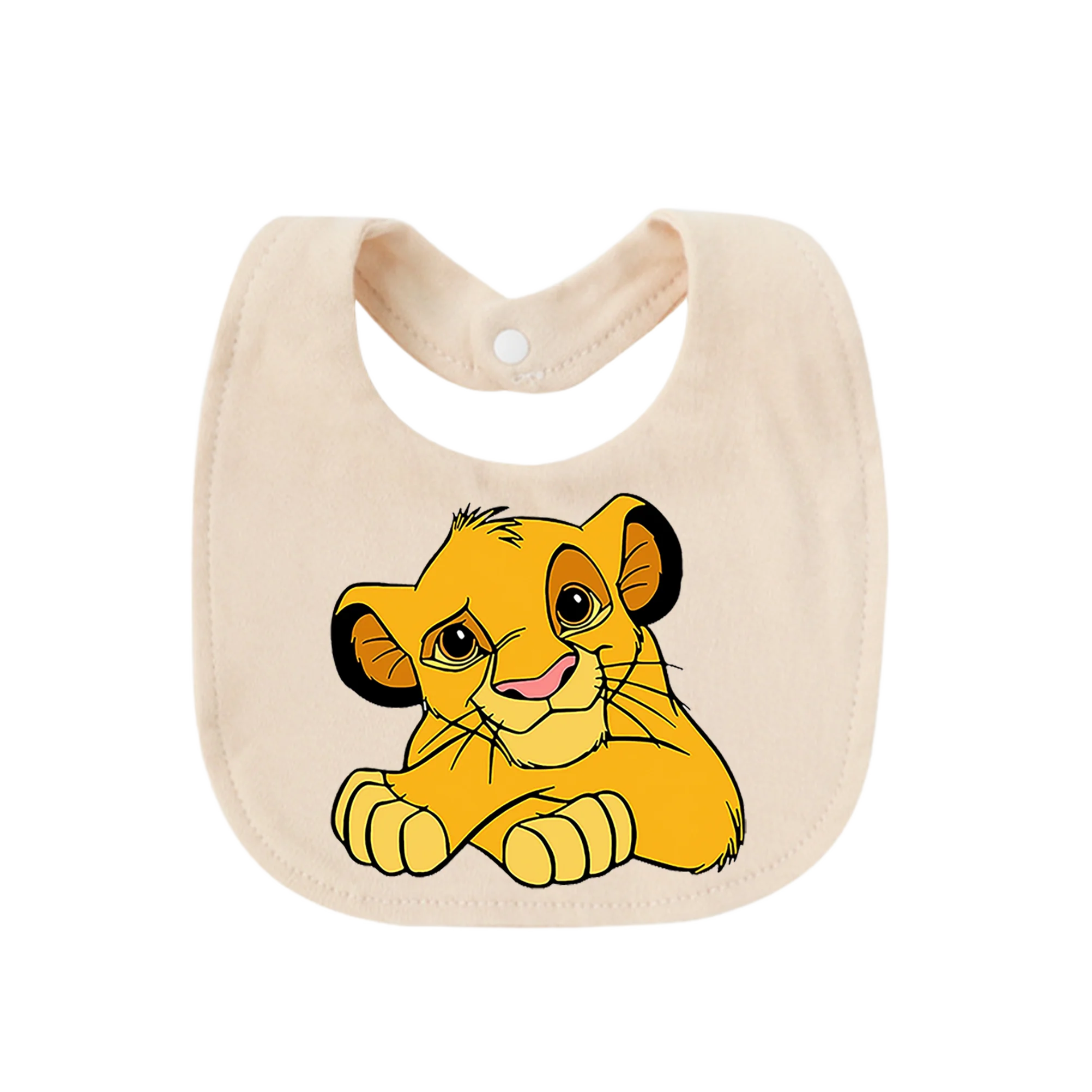 Pure Cotton Newborn Baby Bib – Soft Absorbent Drool Bib for Infants 0–6 Months