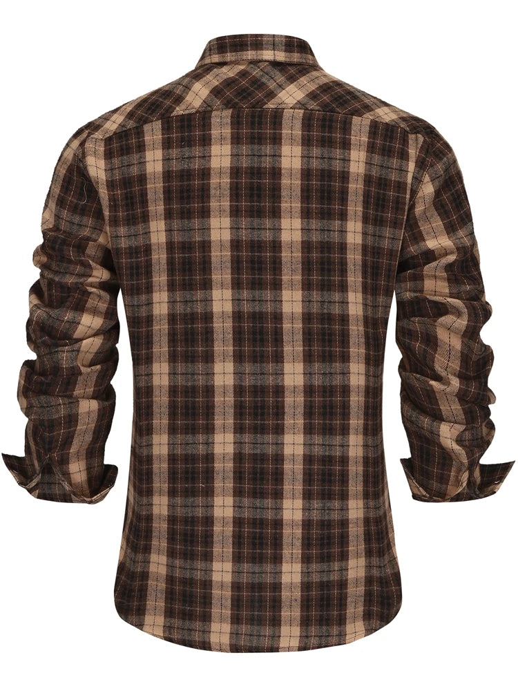 Men’s No-Iron Wrinkle Resistant Business Formal Shirt – Classic Solid Color Dress Shirt