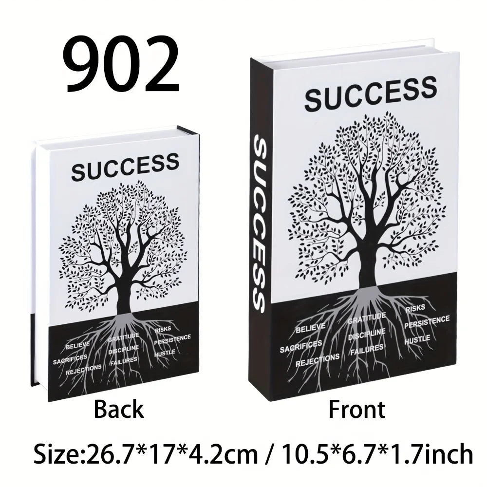 Set of 3 Inspirational Fake Books | Motivational Desk & Shelf Decor