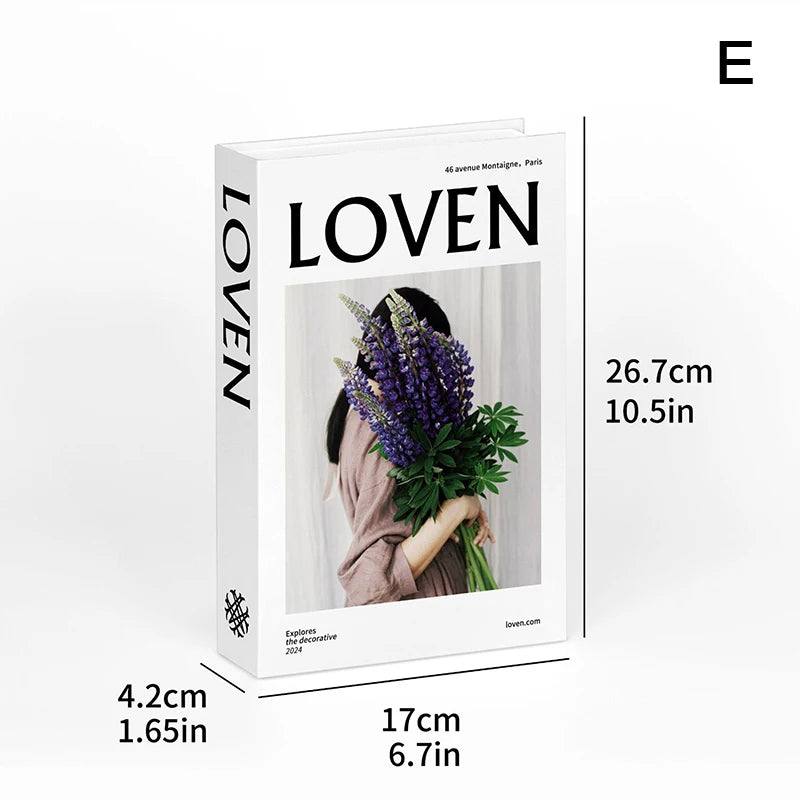 Decorative Fake Books for Home Decor | Luxury Aesthetic Room Ornament