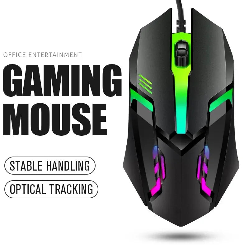 ITLY M01 LED Gaming Mouse – USB Wired Backlit Mouse for PC & Laptop