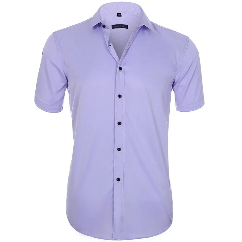 Men’s Slim Fit Long Sleeve Business Dress Shirt – Formal Casual Elegant Blouse