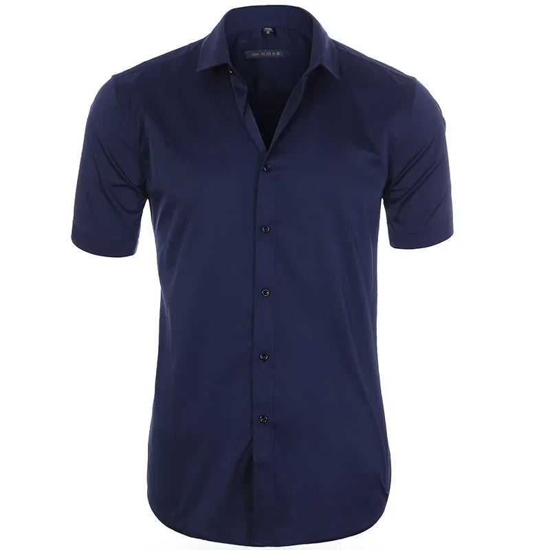 Men’s Slim Fit Long Sleeve Business Dress Shirt – Formal Casual Elegant Blouse