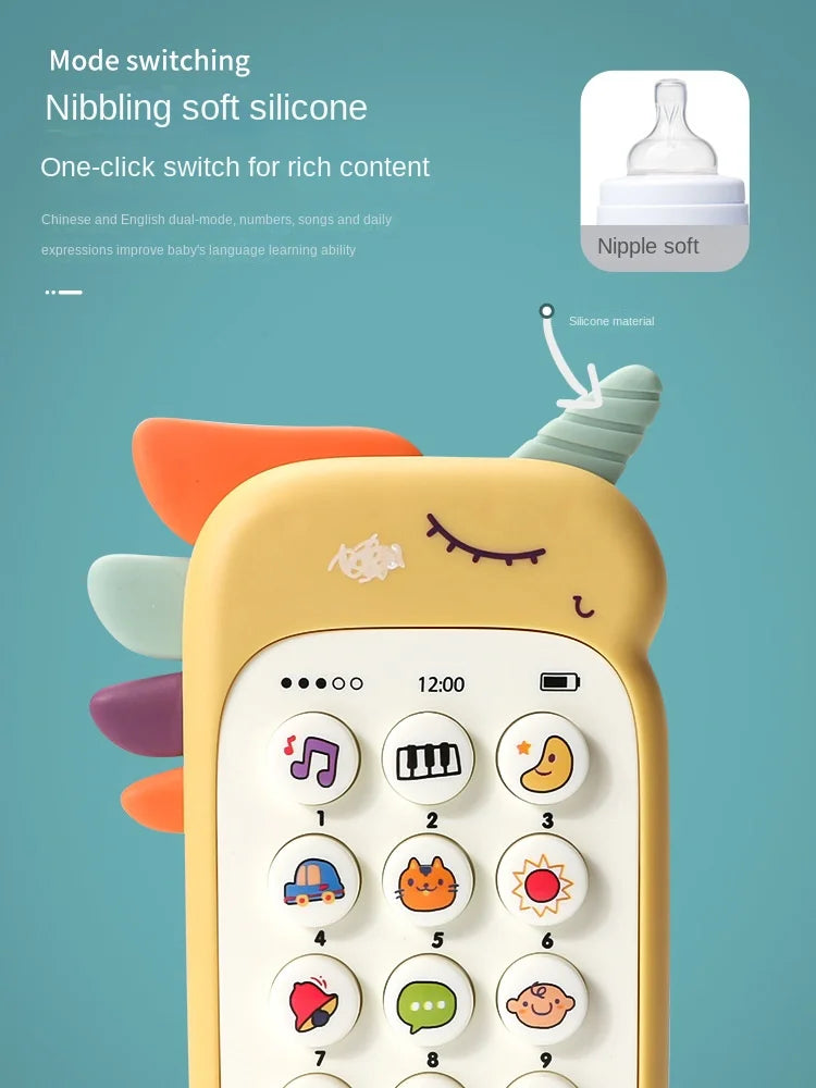 Baby Musical Phone Toy – Light-Up Pretend Play Phone for Infants 6–18 Months