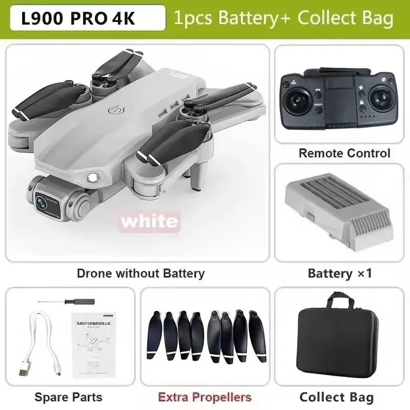 LYZRC L900 Pro SE MAX Drone – 4K Dual Camera GPS FPV Quadcopter