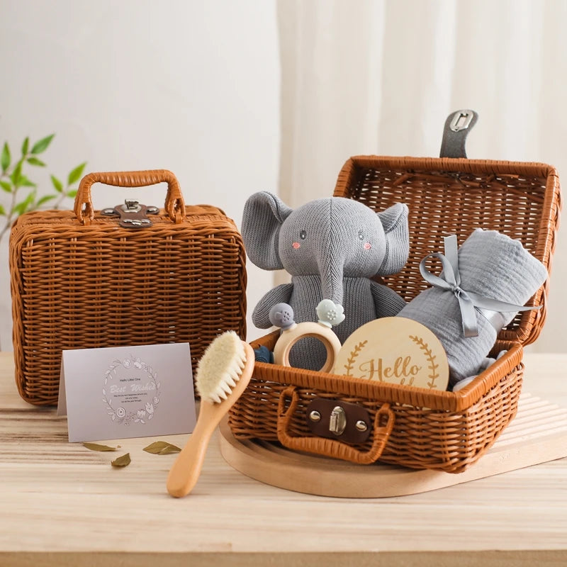 Baby Milestone Cards & Newborn Keepsake Set – Photography Props, Blanket & Accessories