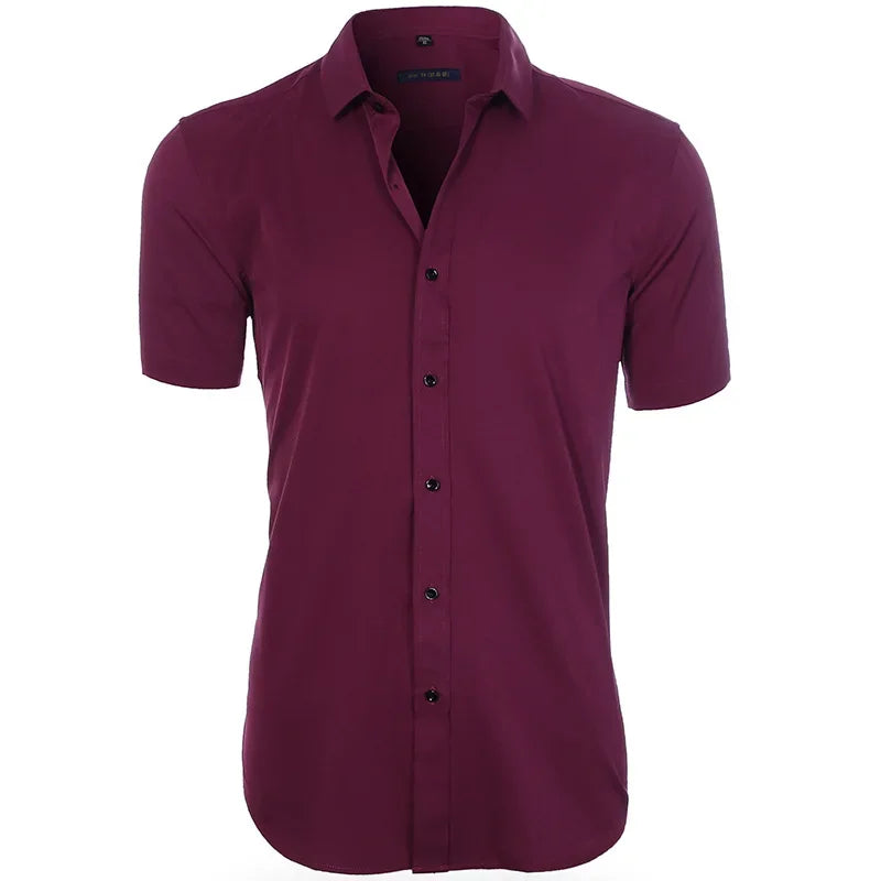 Men’s Slim Fit Long Sleeve Business Dress Shirt – Formal Casual Elegant Blouse