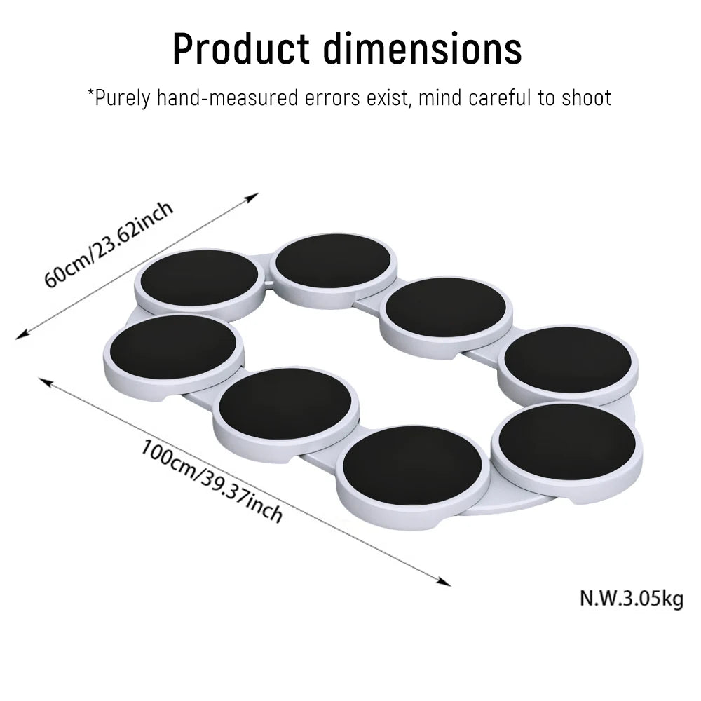 360° Rotating Lazy Susan Turntable Tray – Heat Resistant Portable Food Organizer for Dining Table