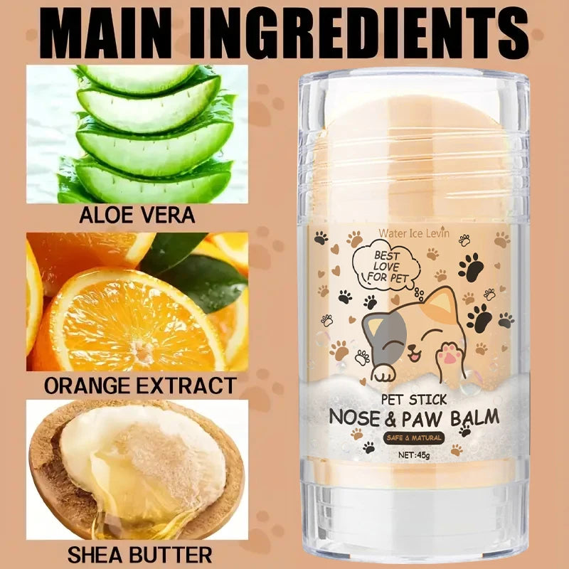 Dog Nose & Paw Balm Moisturizer Cream – Paw Protector & Crack Repair for Dogs & Cats
