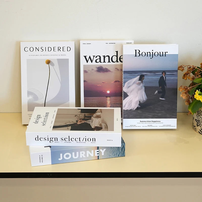 Decorative Fake Books for Home Decor | Luxury Aesthetic Room Ornament