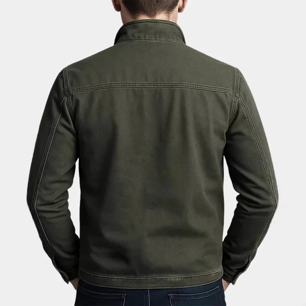 Men’s Casual Loose Sports Tooling Cardigan Jacket – Spring Outerwear